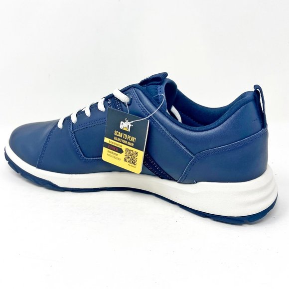 Caterpillar Quest Mod Dark Blue Mens Casual Sneakers P724077 - Picture 3 of 5